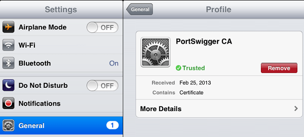 certificate-imported