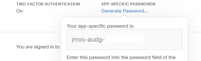 ios app password